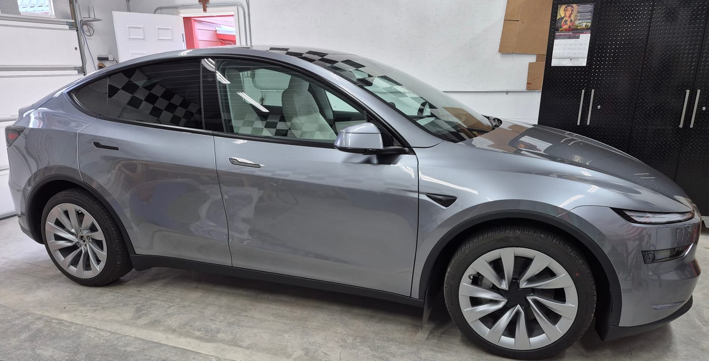 Customer photo review of TESPLUS 20'' Helix 2.0 Style Wheel Cover For Model Y Juniper