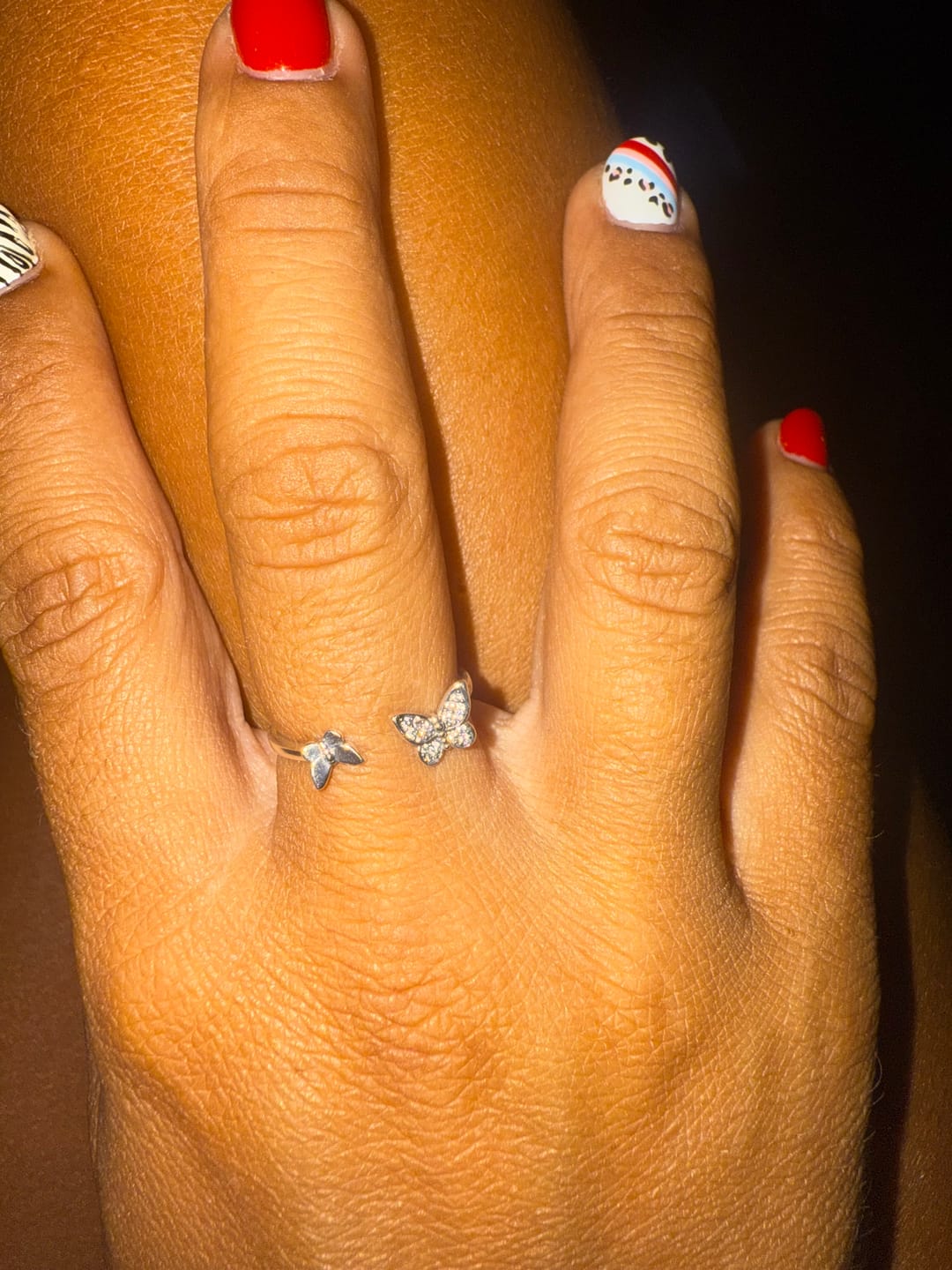 Customer photo review of Anillo Maripositas
