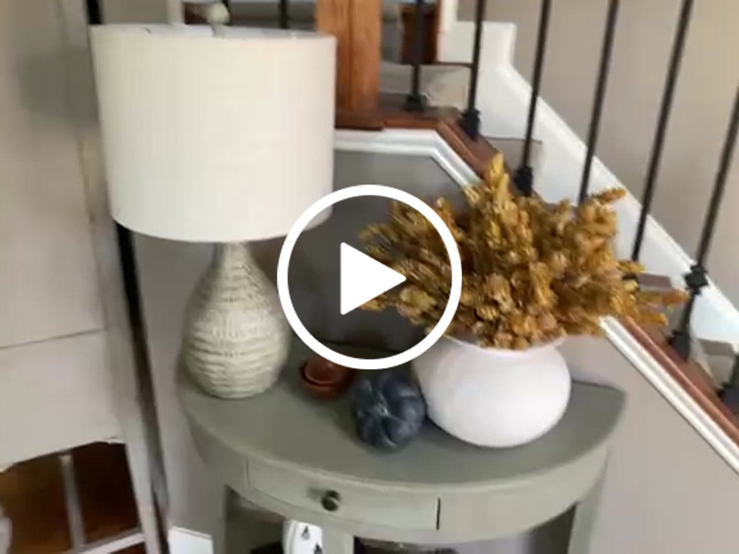 Customer video review of White Ceramic Jack-O-Lantern | Tall