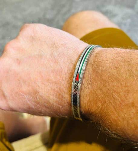 Customer photo review of Palestine Heritage Cuff