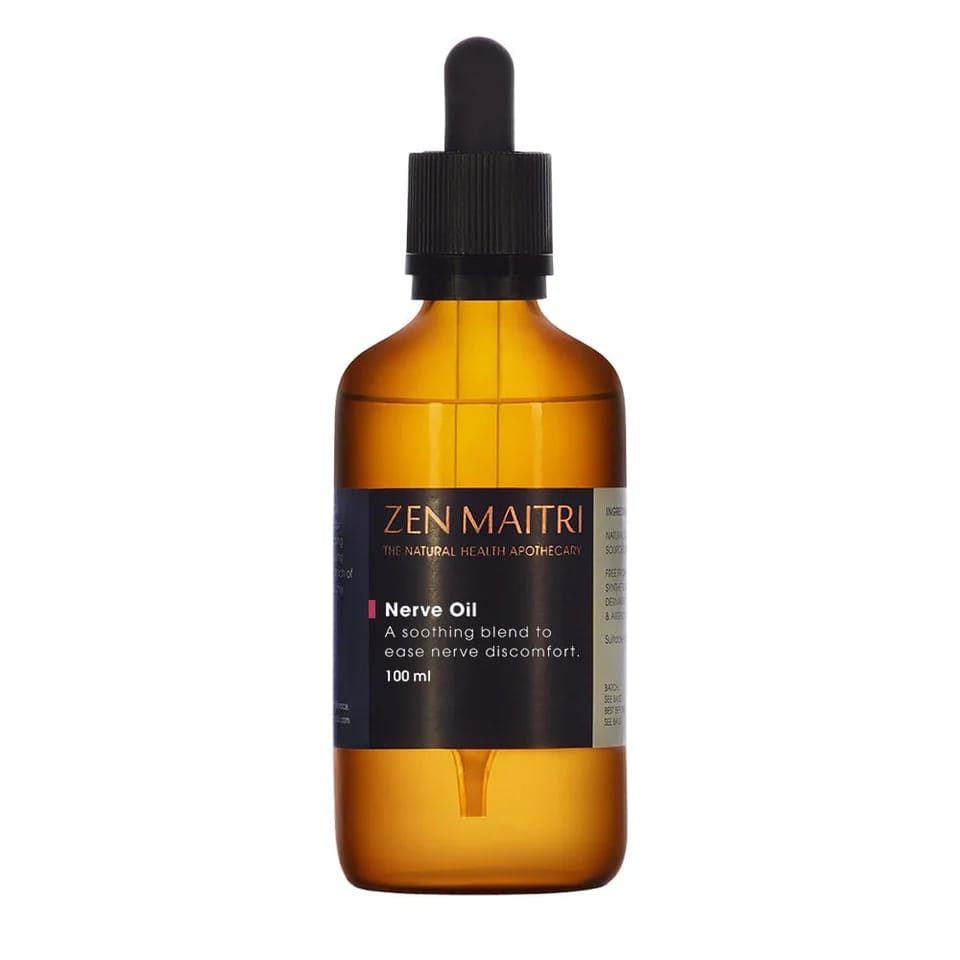 Customer photo review of Nerve Support Massage Oil - All Natural, 100ml