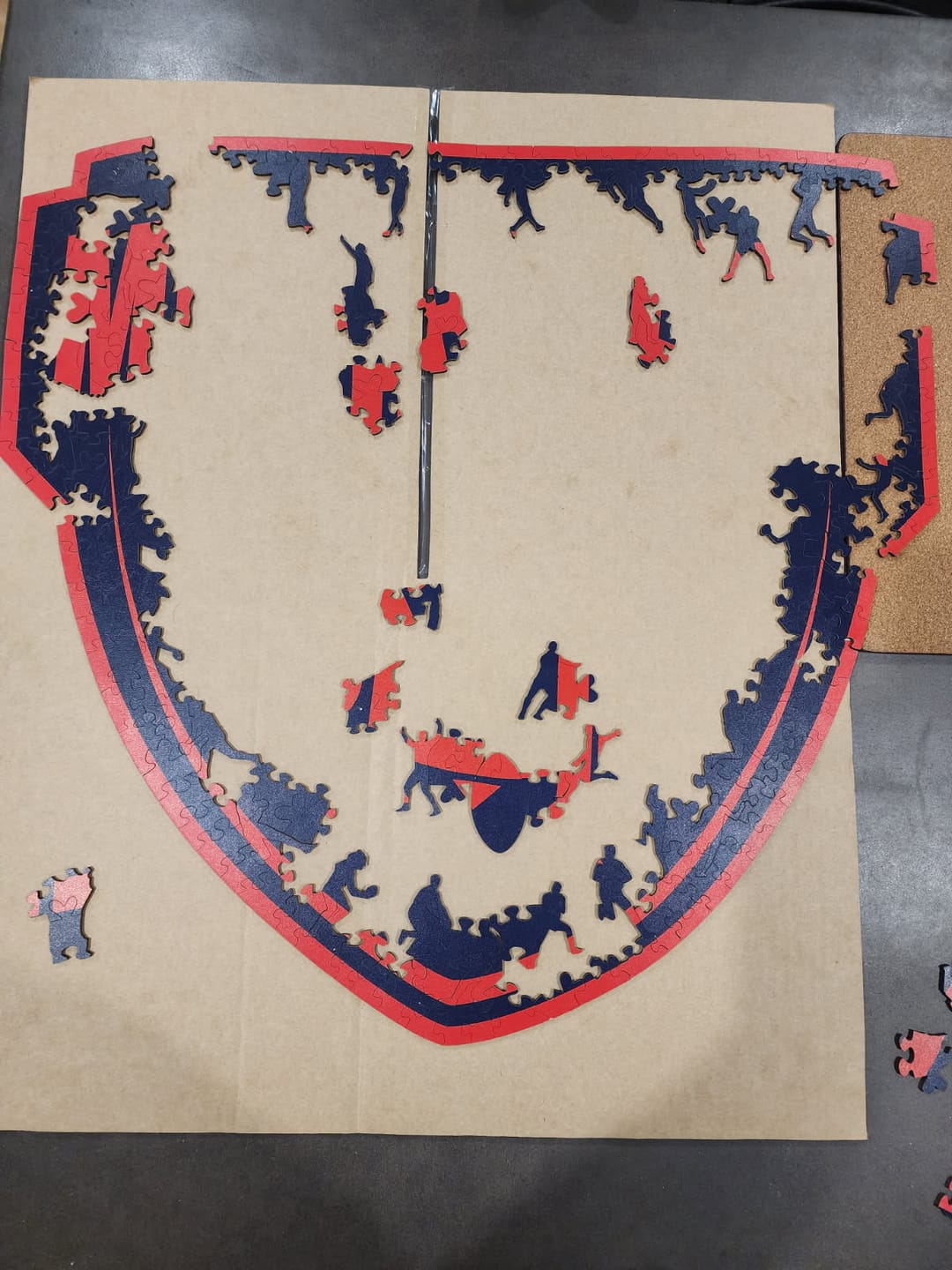 Customer photo review of Melbourne FC Logo - Wooden Puzzle