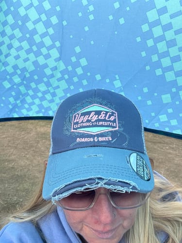 Customer photo review of Purple Surf Diamond Cap