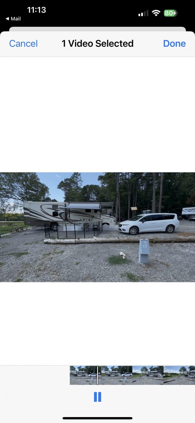 Customer photo review of RV Step Grid - Dog Barrier for RV Stairs