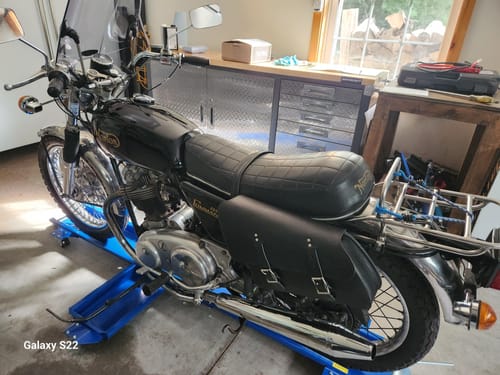 Customer photo review of Norton Commando 850 Left Side Solo Bag - NCL01