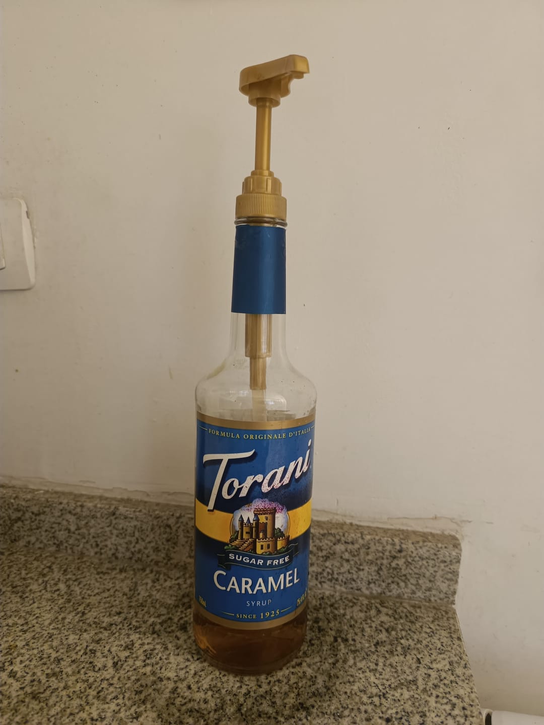 Customer photo review of Syrup Torani Caramelo Sin Azúcar 750 Ml