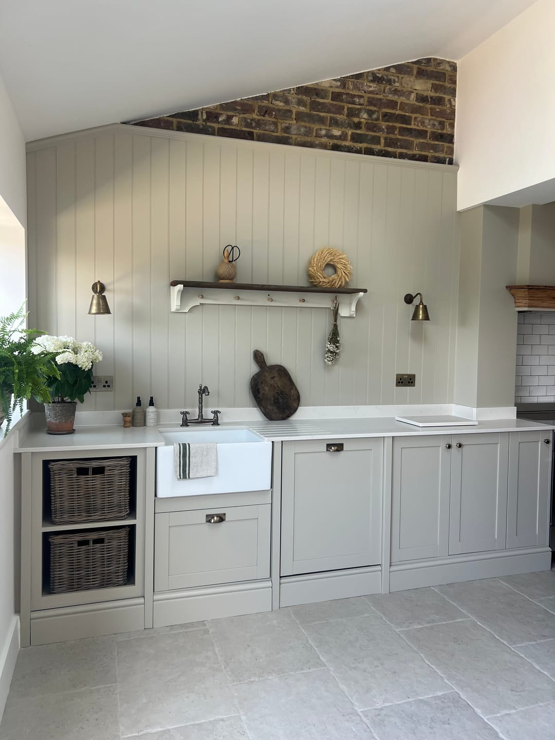 Customer photo review of Classic Aged Brass Cupboard Handles