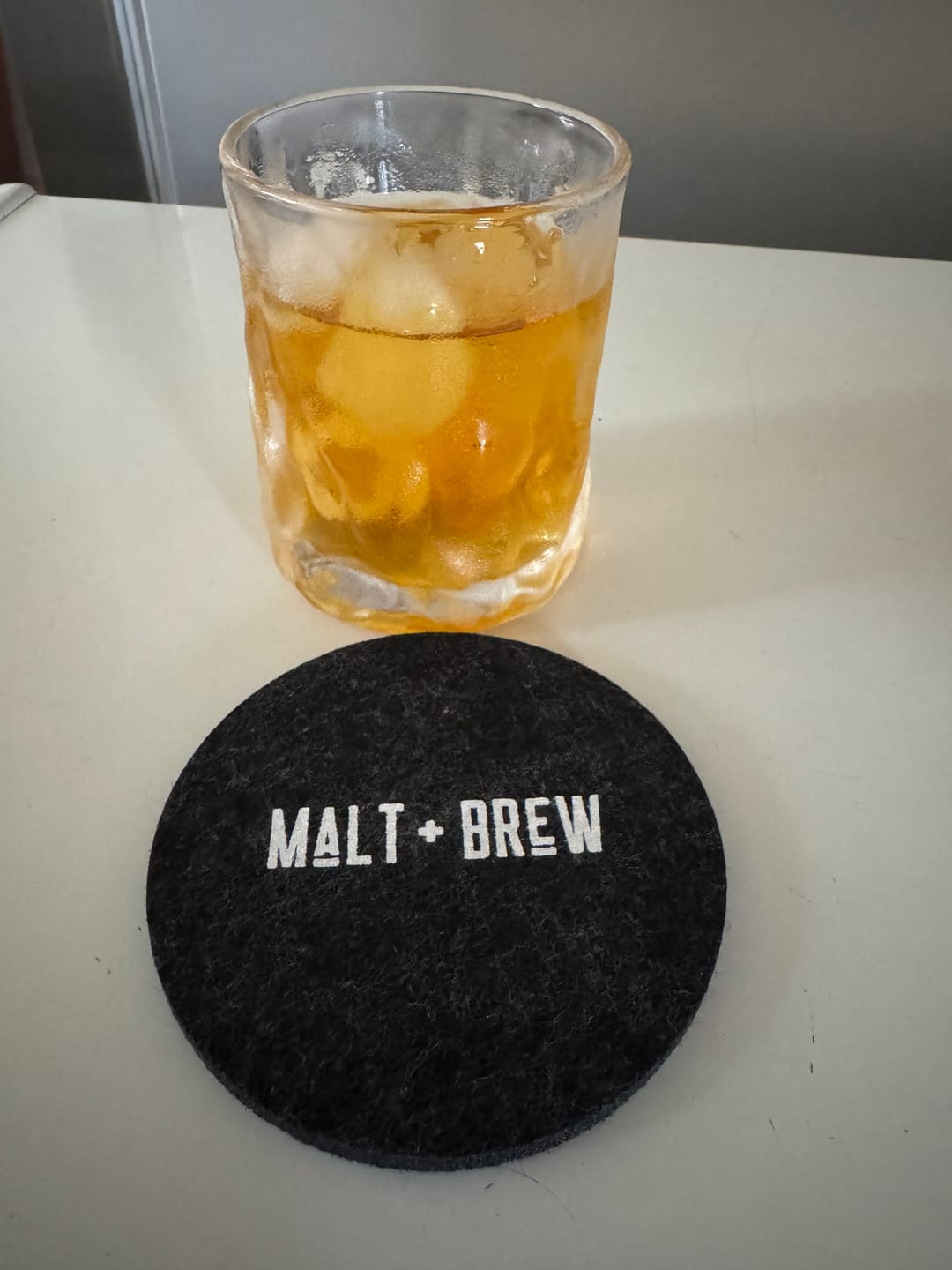Customer photo review of Japan Inspired Hammer Glass