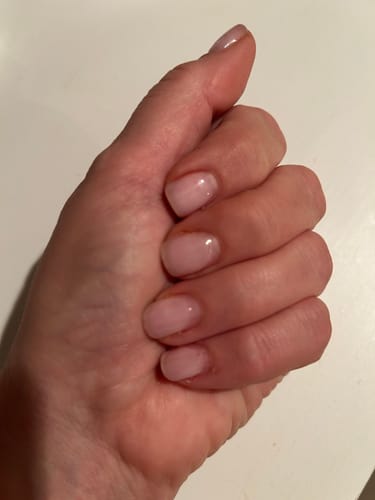 Customer photo review of Semilac One Step Gel Polish Bottle 5ml 252 Milky Pink