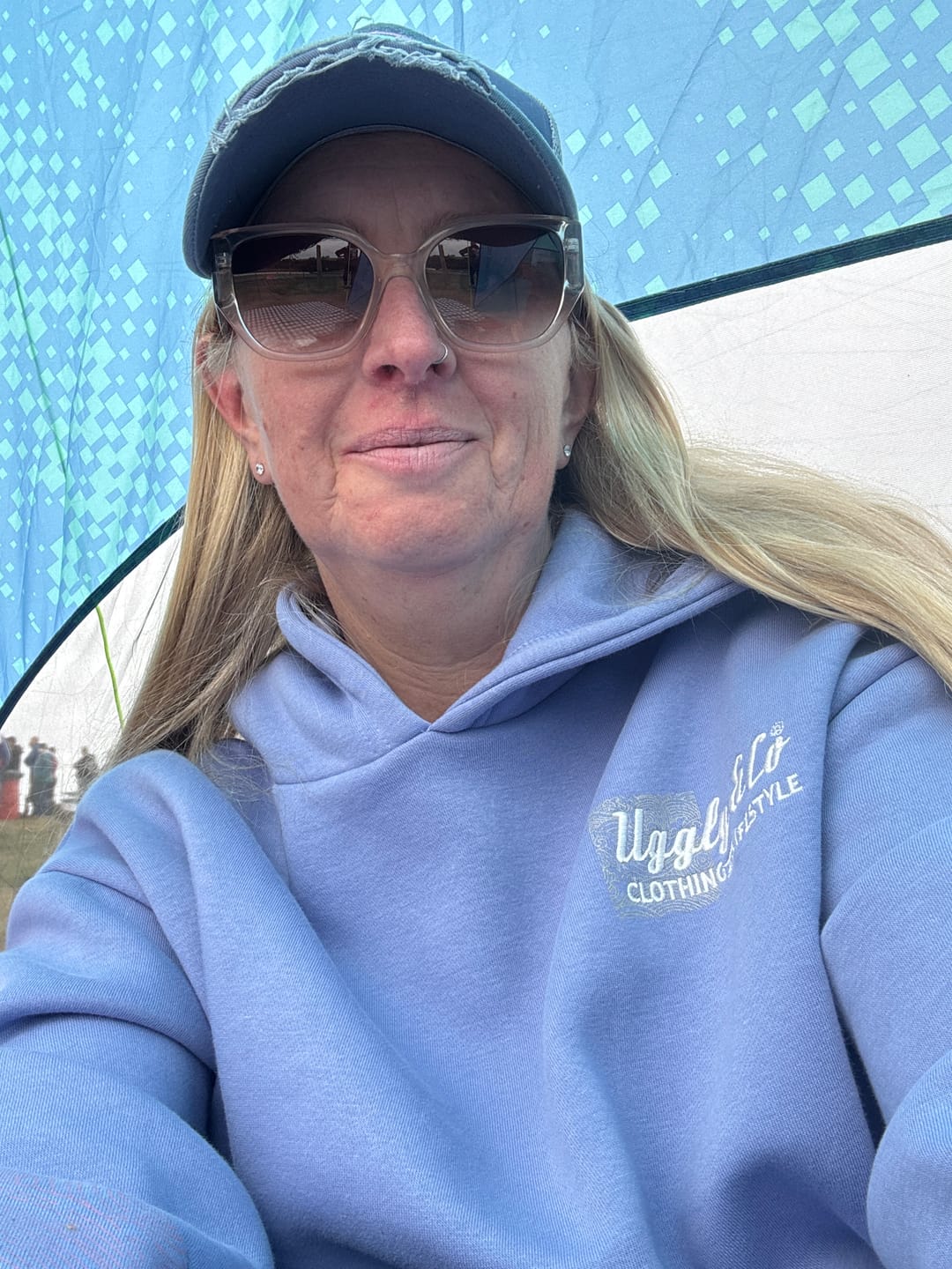 Customer photo review of Purple Surf Diamond Hoodie