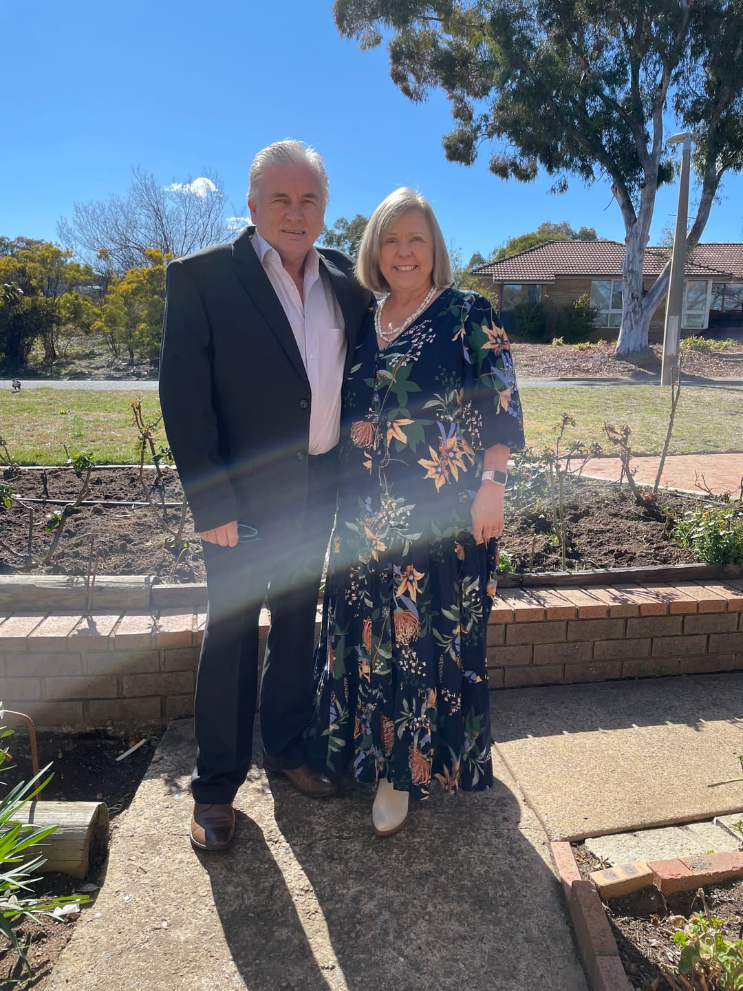 Customer photo review of Jacinda Dress in Navy