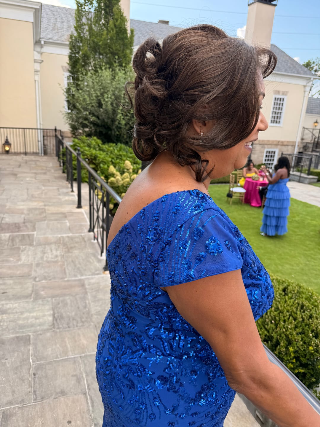 Customer photo review of Mane Brown Sugar Skin Bond Lace Pre Handtied Human Hair Blend 13x6 Lace Front Wig - BSSB205 GLUELESS 01