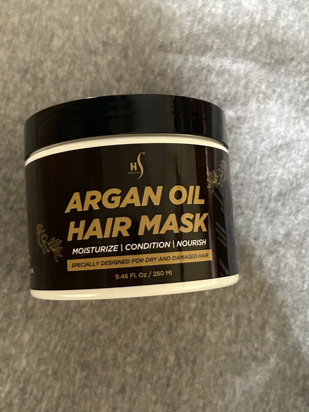 Customer photo review of Argan Oil Hair Mask