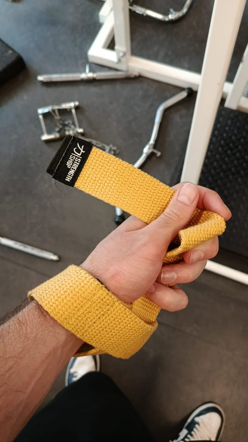 Customer photo review of Originals Lifting Straps, Black - Cotton