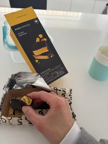 Customer photo review of Golden Comb Chocolate Snaps - NEW