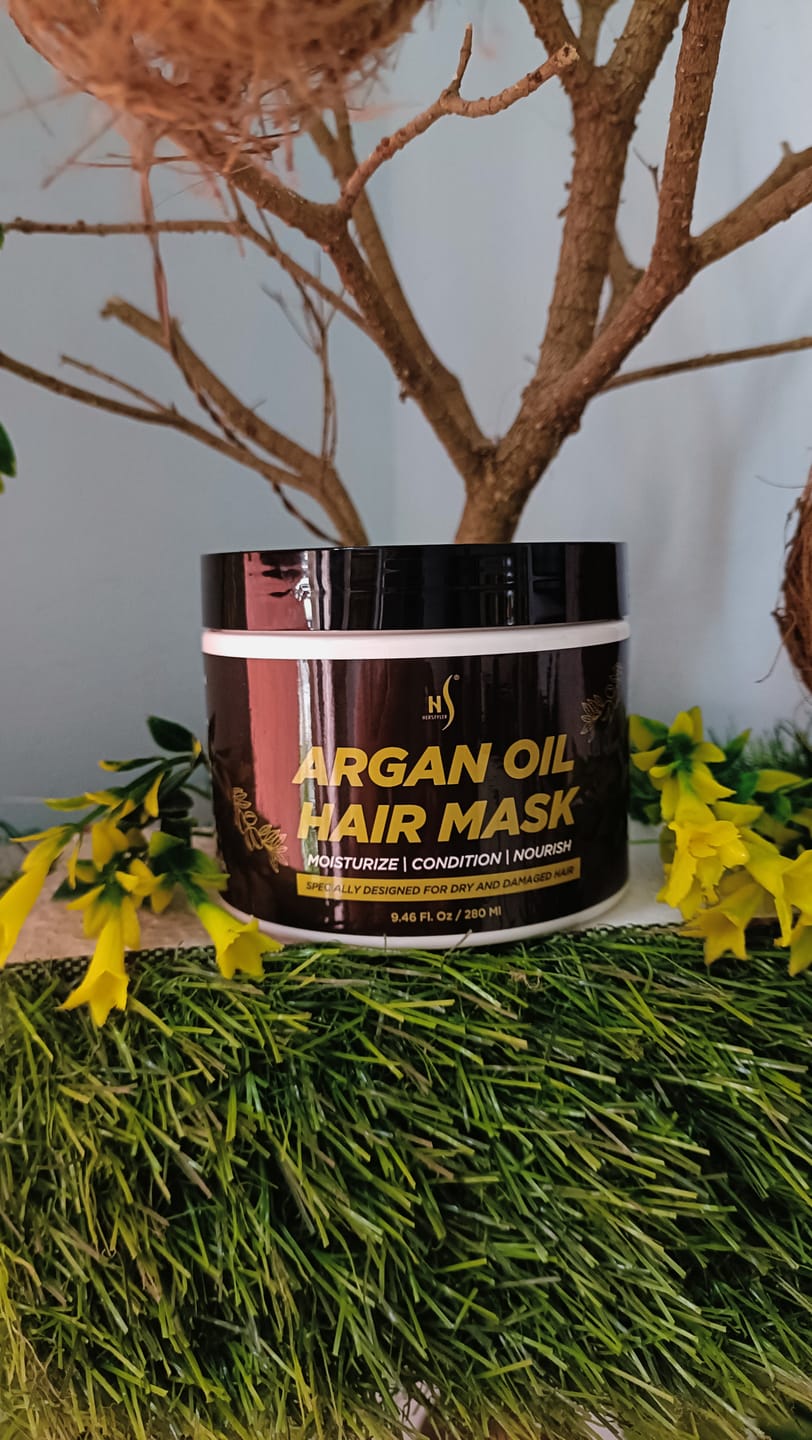 Customer photo review of Argan Oil Hair Mask