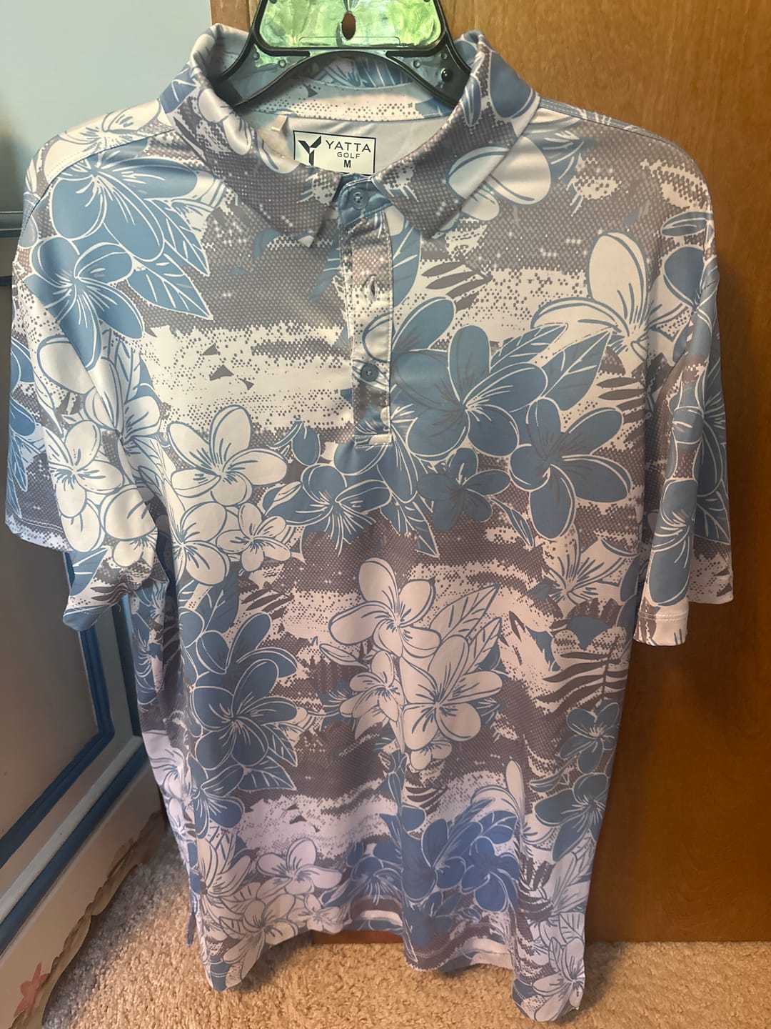 Customer photo review of Tropical Mist Golf Polo