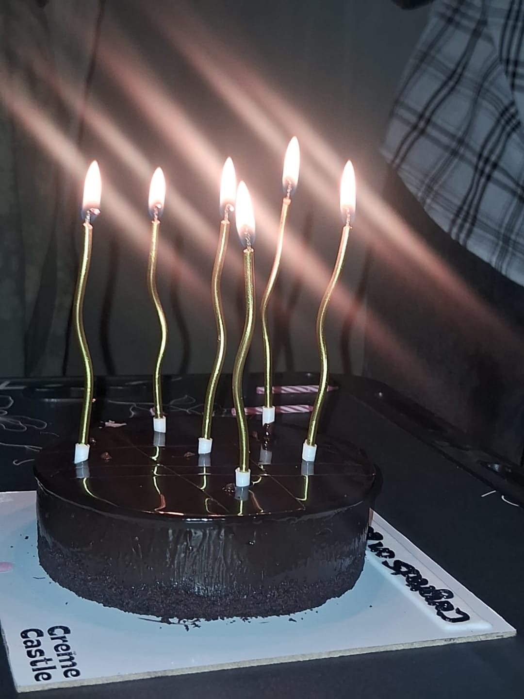 Customer photo review of Sugar Free Chocolate Mousse Cake