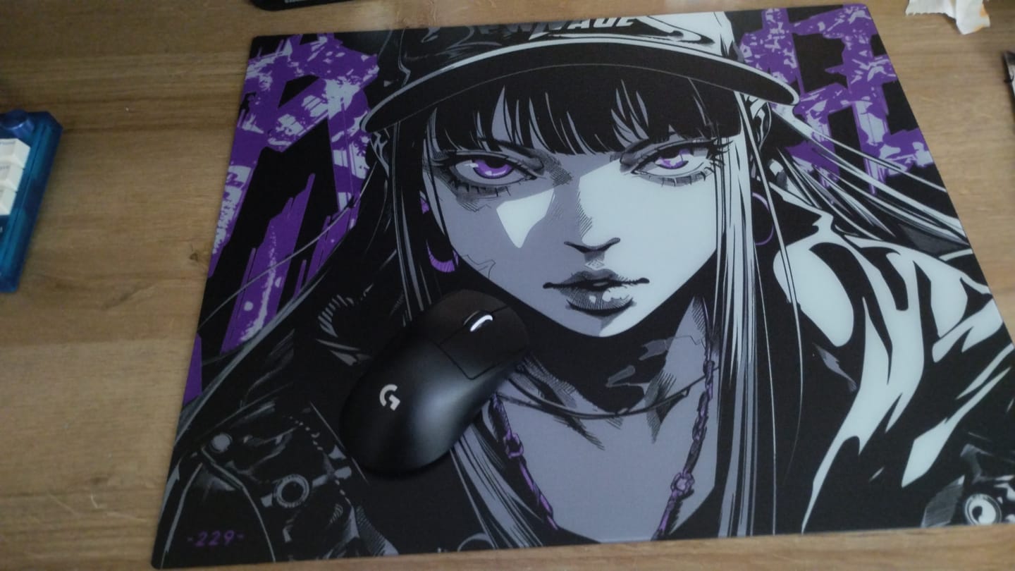 Customer photo review of Pwnage Nyomi Cam Mousepad
