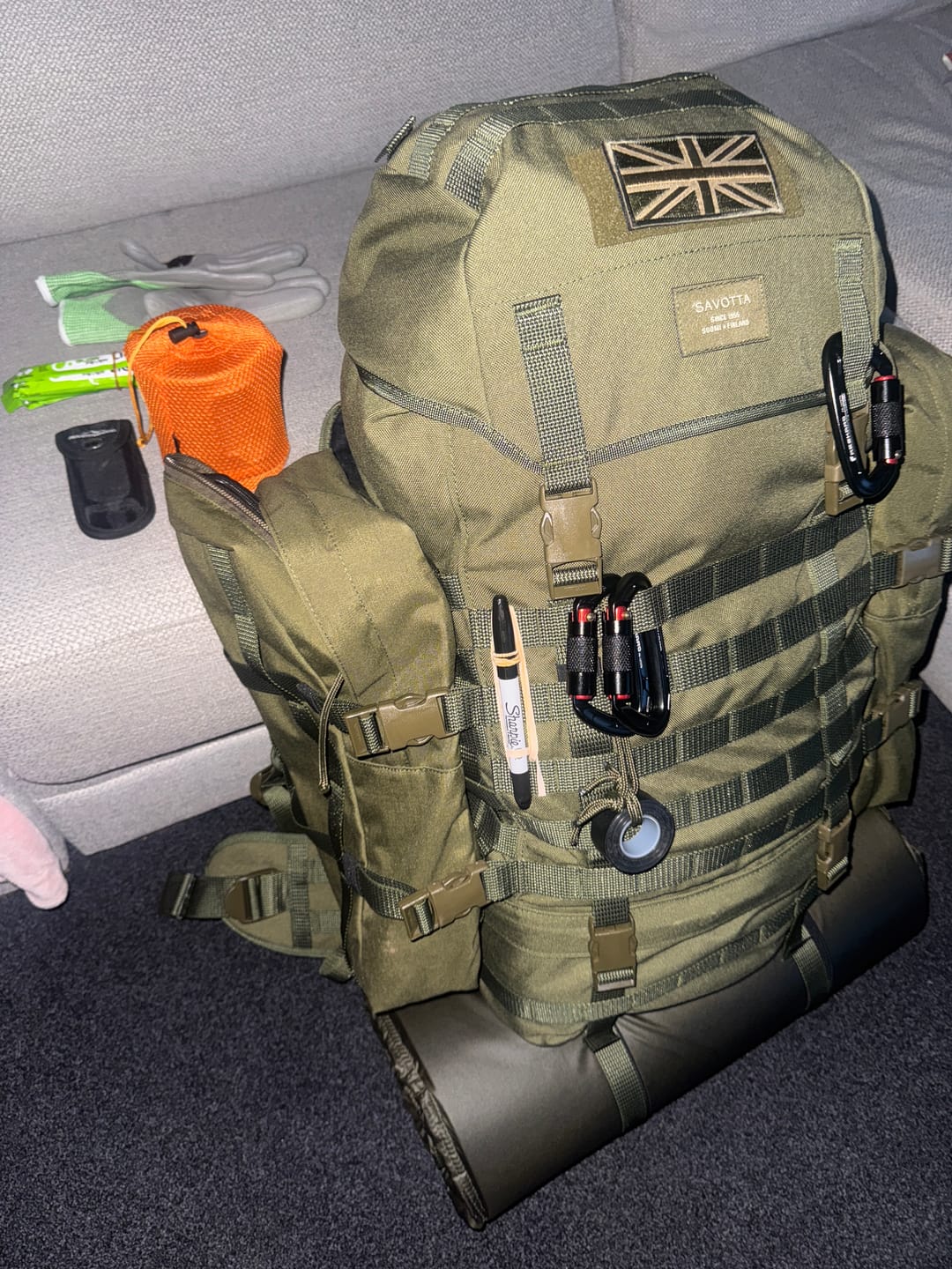 Customer photo review of Jääkäri L backpack
