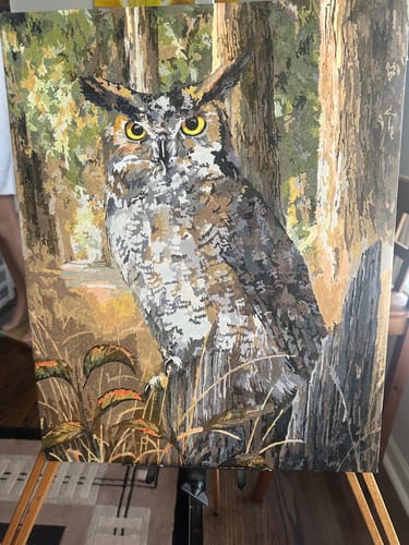 Customer photo review of Great Horned Owl