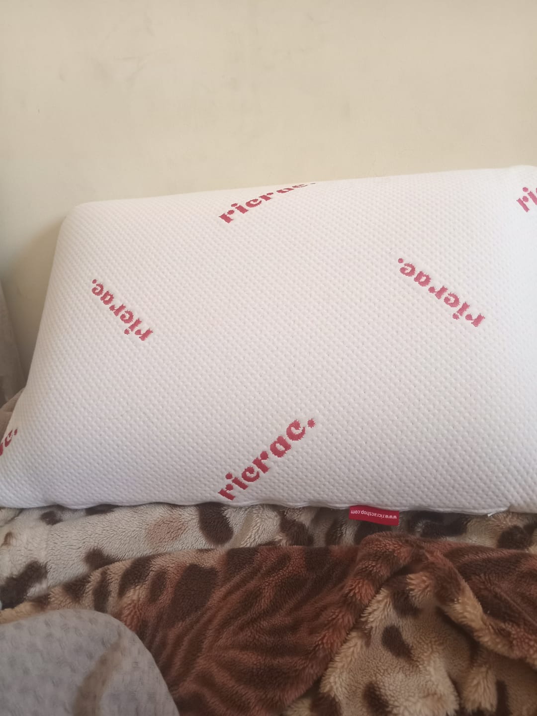 Customer photo review of Cooling Memory Foam Gel Pillow- Soft