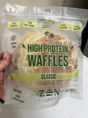 Customer photo review of Zen Protein Waffles - Classic