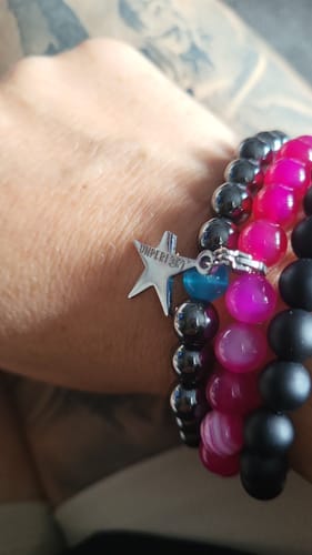 Customer photo review of »Emotionale Heilung« Armband aus echten Achat-Steinen