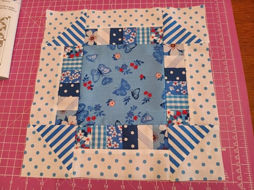 Customer photo review of Premium Quilting Organizer Backpack