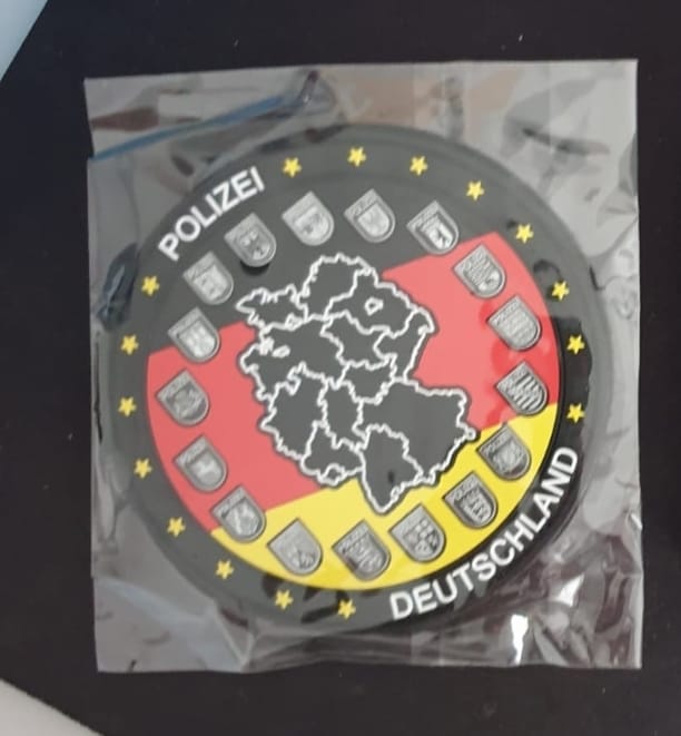 Customer photo review of Polizei Deutschland Rubber Patch