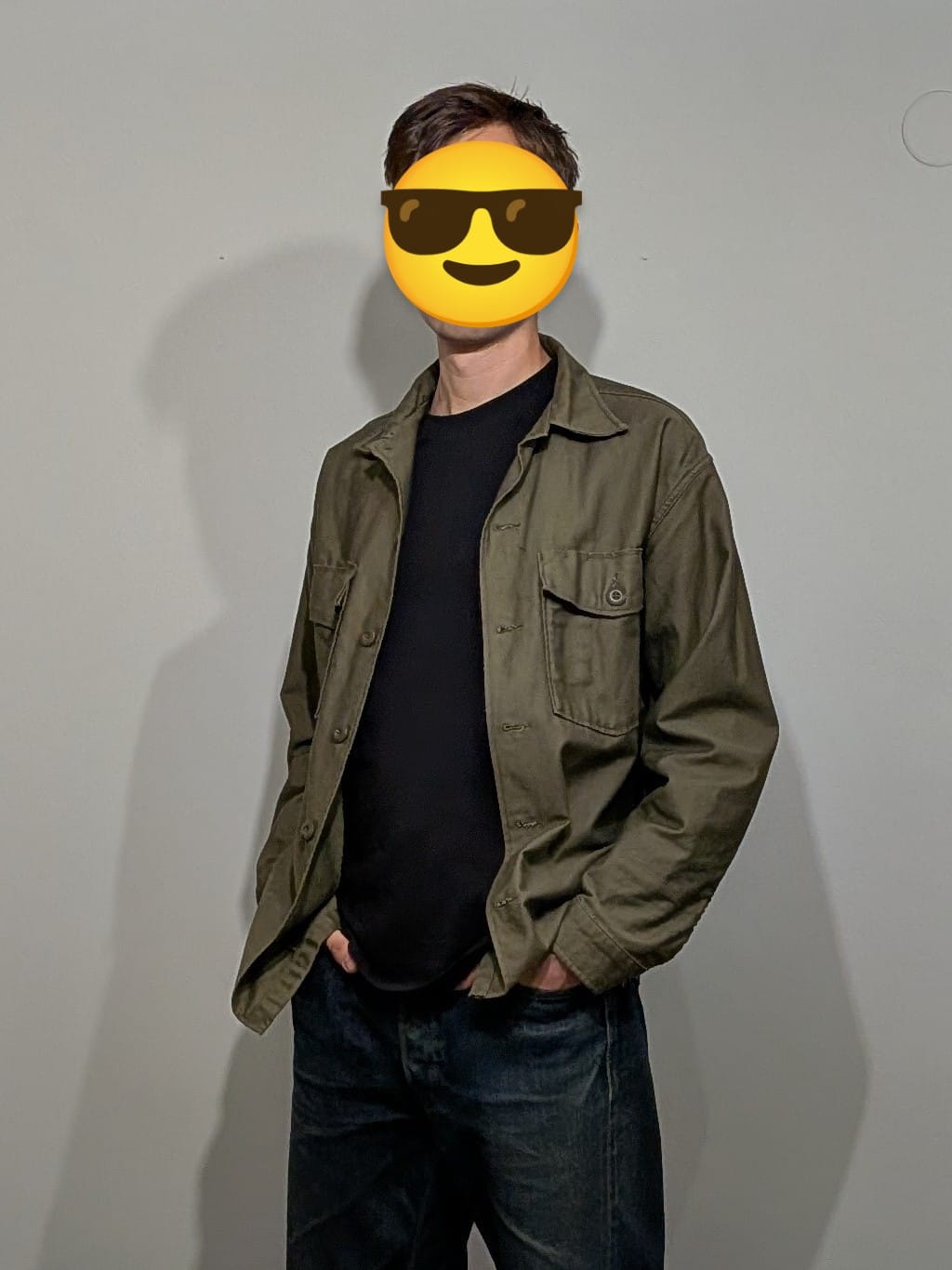 Customer photo review of Vietnam War US Army OG-107 Fatigue Utility Shirt - Plain