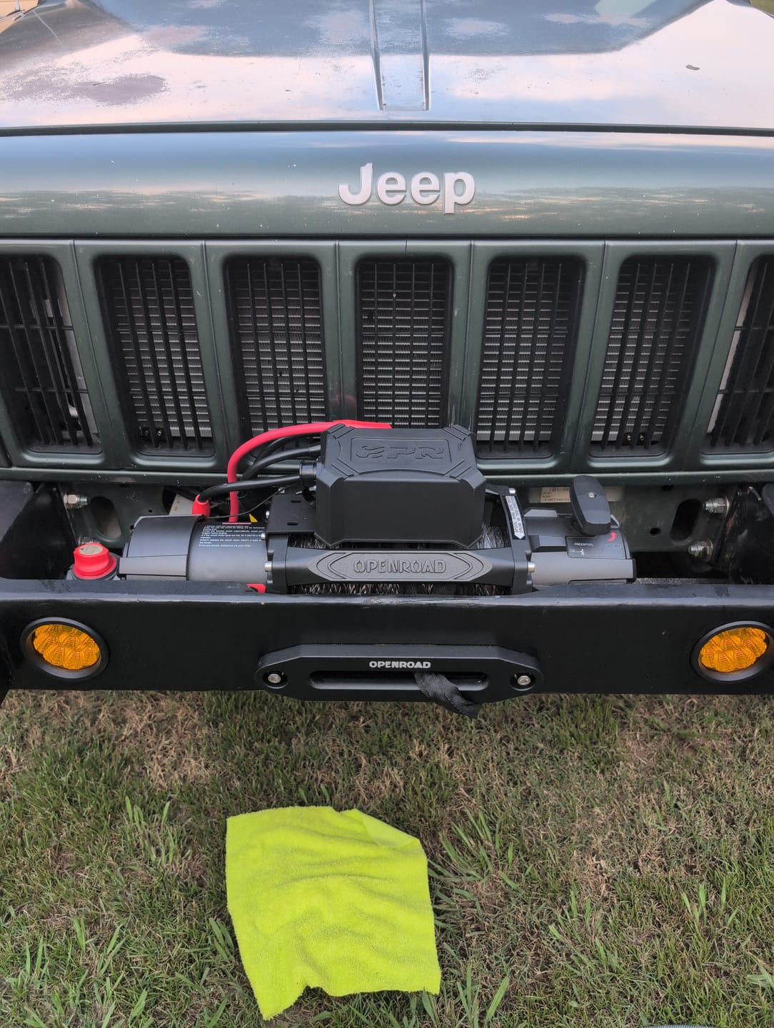 Customer photo review of OPENROAD 10,000lbs Electric Winch with Synthetic Rope-Panther Series 3S