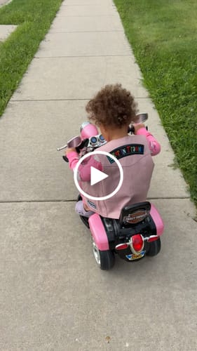 Customer video review of PLAIN PINK SH2011PINK Girls Pink Three Snap Leather Vest