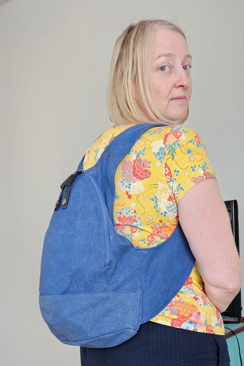 Customer photo review of Le sac à dos Estival en toile - Ergonomique et Antivol