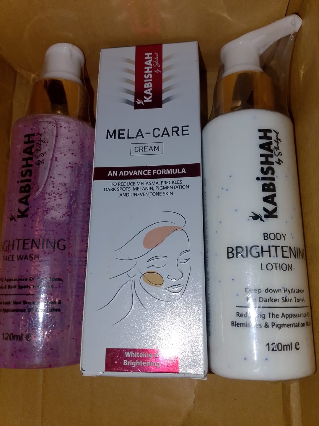 Customer photo review of Glow Bundle: Brightening Duo