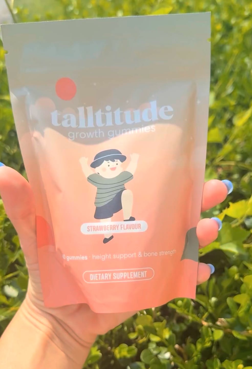 Customer photo review of Talltitude Growth Gummies®