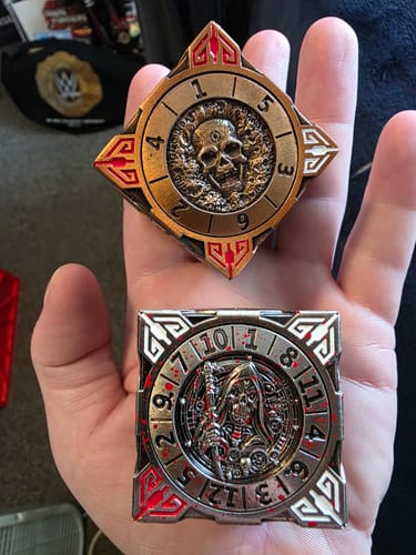 Customer photo review of Masters Dice Relic #001 – 7-in-1 Monster Cube Spinner DND Dice  for Dungeon Masters & True Fans