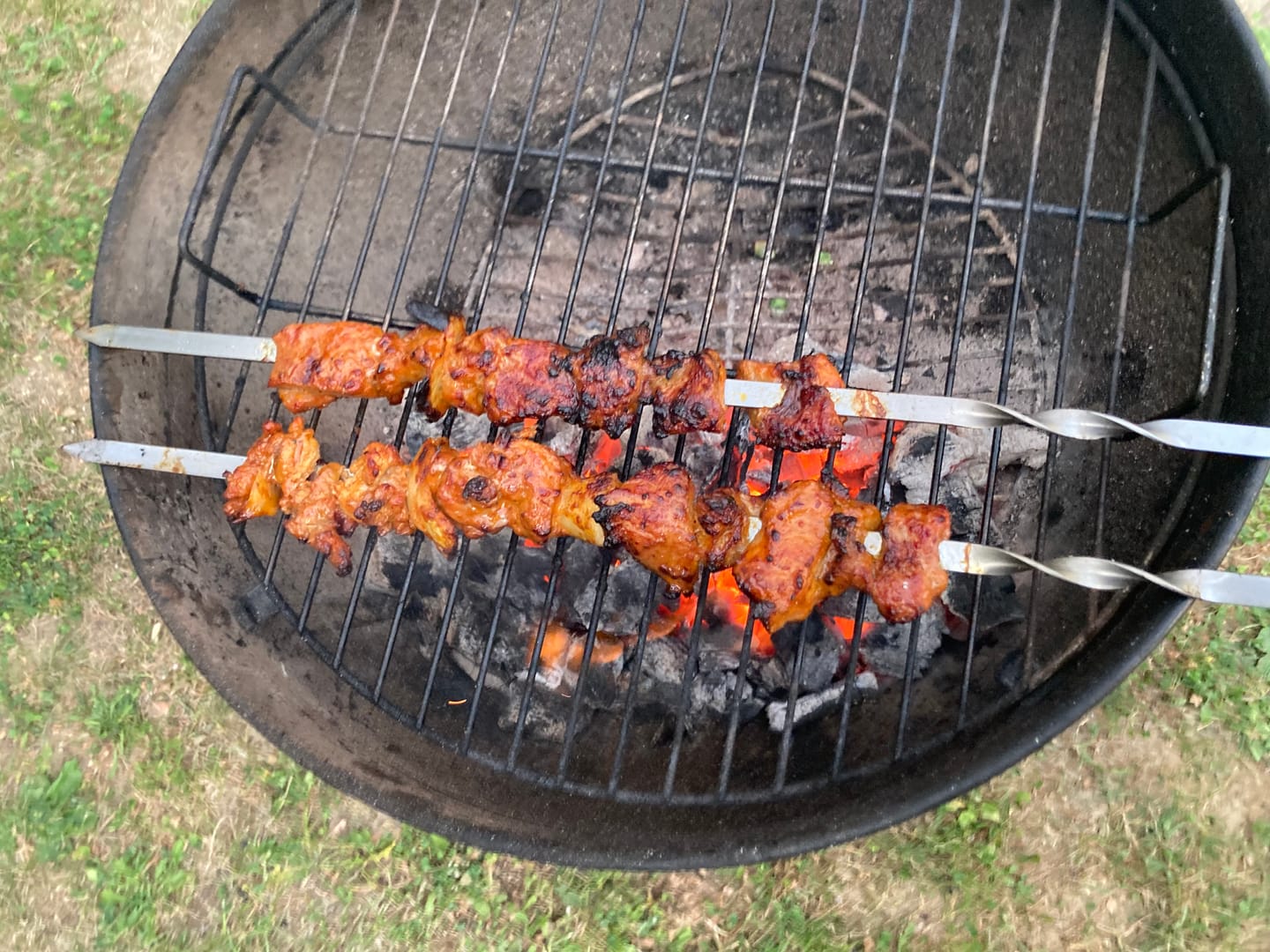 Customer photo review of Schweine-Schaschlik BBQ – süß-rauchige Marinade mit Honig | mySchaschlik