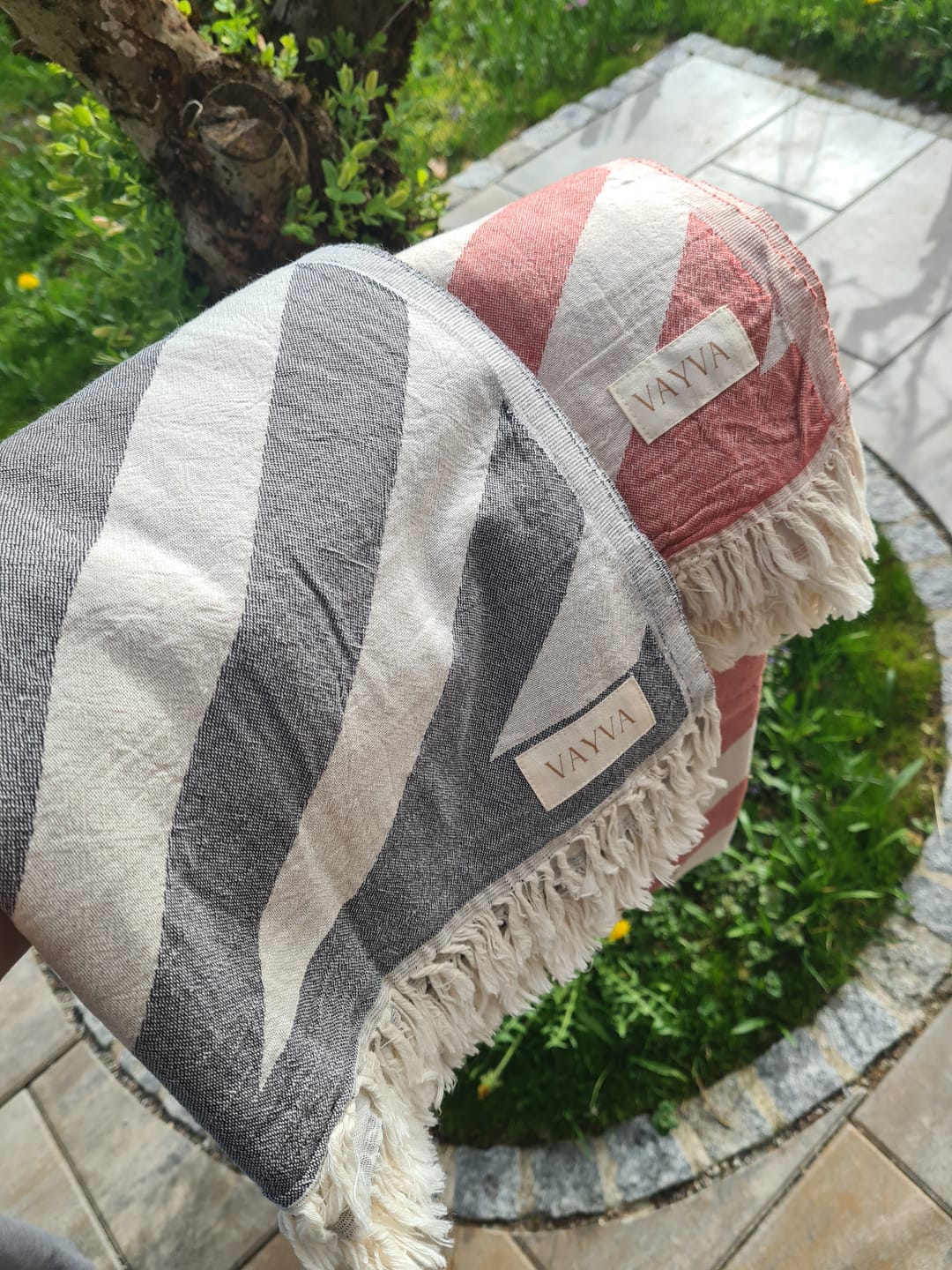 Customer photo review of 2er-Set Baumwoll-Handtuch Mykonos