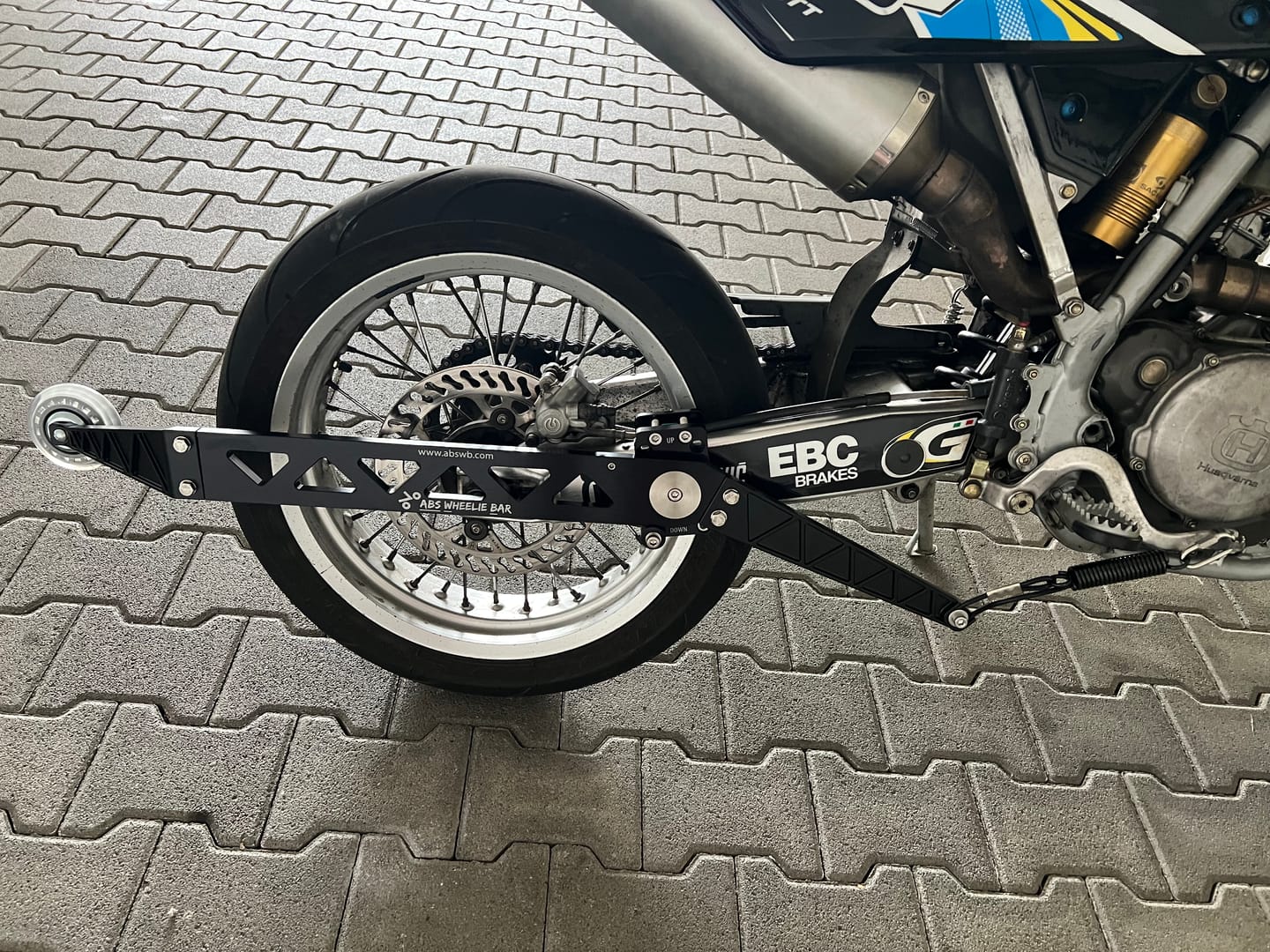 Customer photo review of ABS Wheelie Bar3