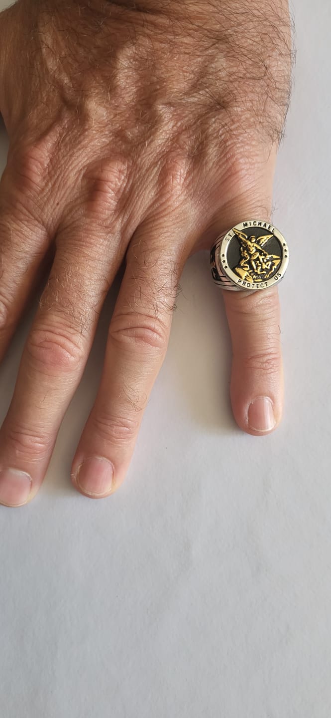 Customer photo review of Bague de l'Archange Michel