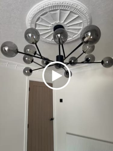 Customer video review of 15-Light Sputnik Modern Sphere Chandelier