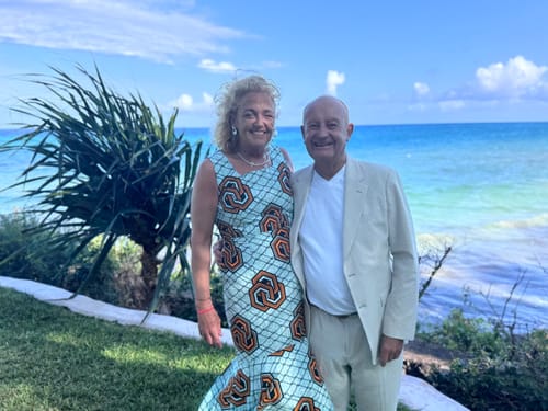 Customer photo review of EYI AFRICAN PRINT SLEEVELESS SCOOP NECK DRESS