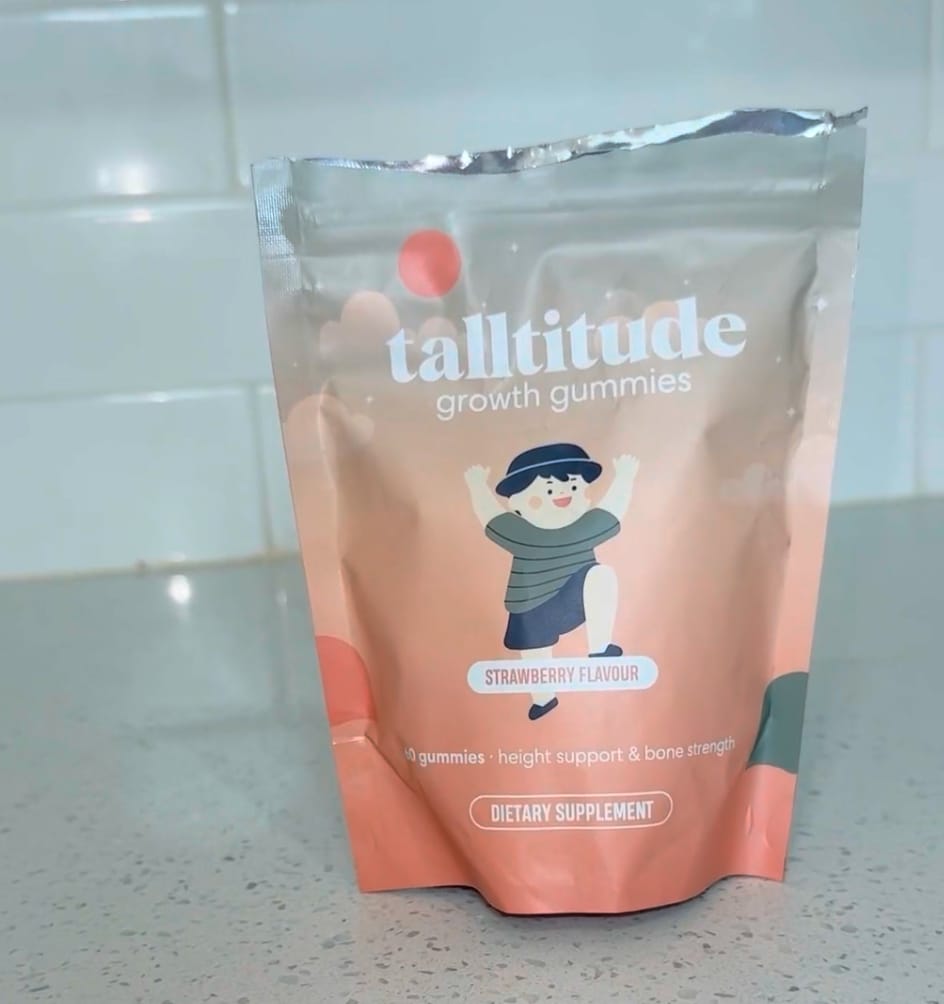 Customer photo review of Talltitude Growth Gummies®