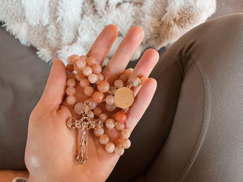 Customer photo review of St. Teresa of Avila Rosary by Blessed Is She