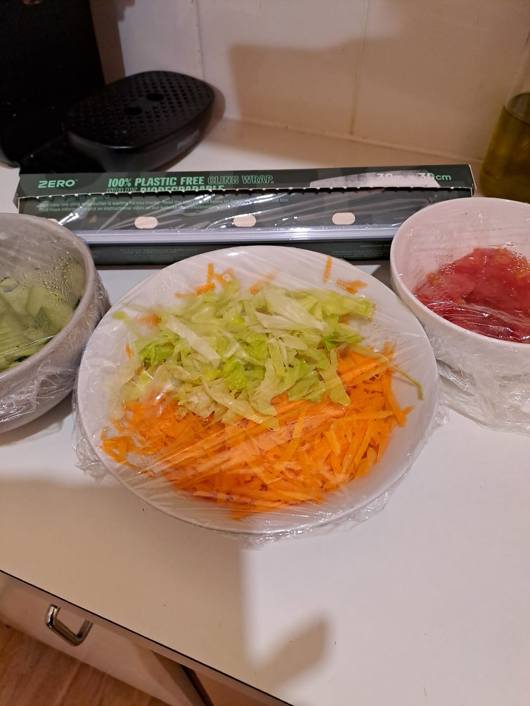 Customer photo review of Plastic Free Cling Wrap