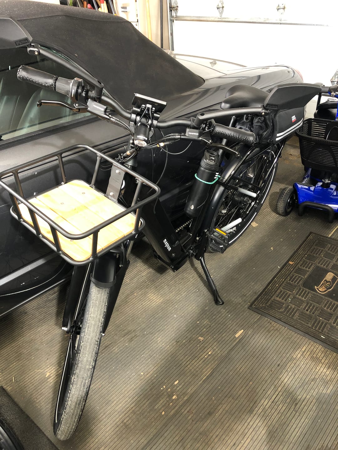 Customer photo review of Multi-Purpose Front Cargo Basket