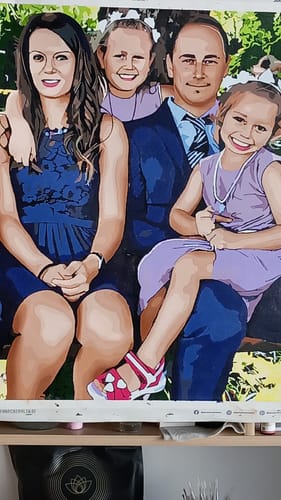 Customer photo review of Malen nach Zahlen - Dein Wunschmotiv