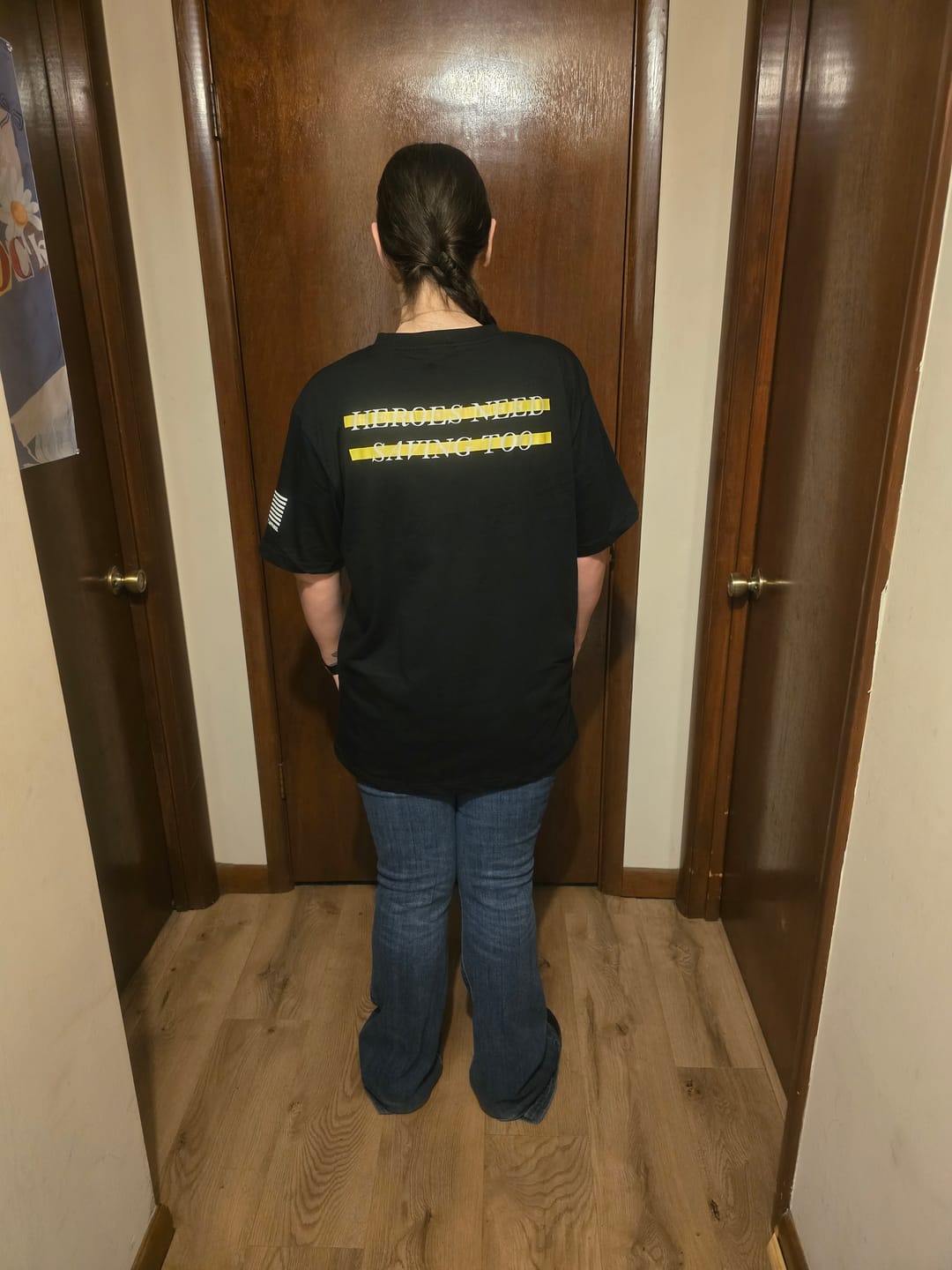Customer photo review of Stigma-Breaking Tee- Gold Line