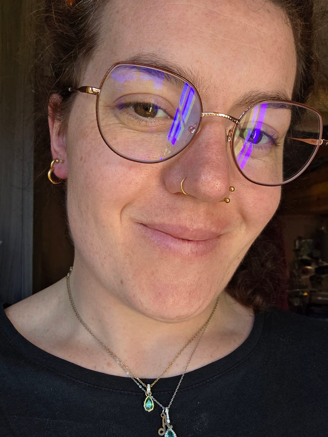 Customer photo review of Faux piercing Léa